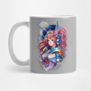 Cosmic Constellations: Ethereal AI Anime Character Art in Orion Mug